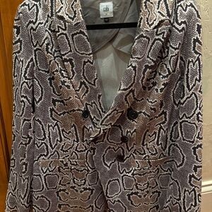 Blazer snake print